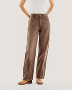 Nomad Weathered Denim Pant - Washed Brown
