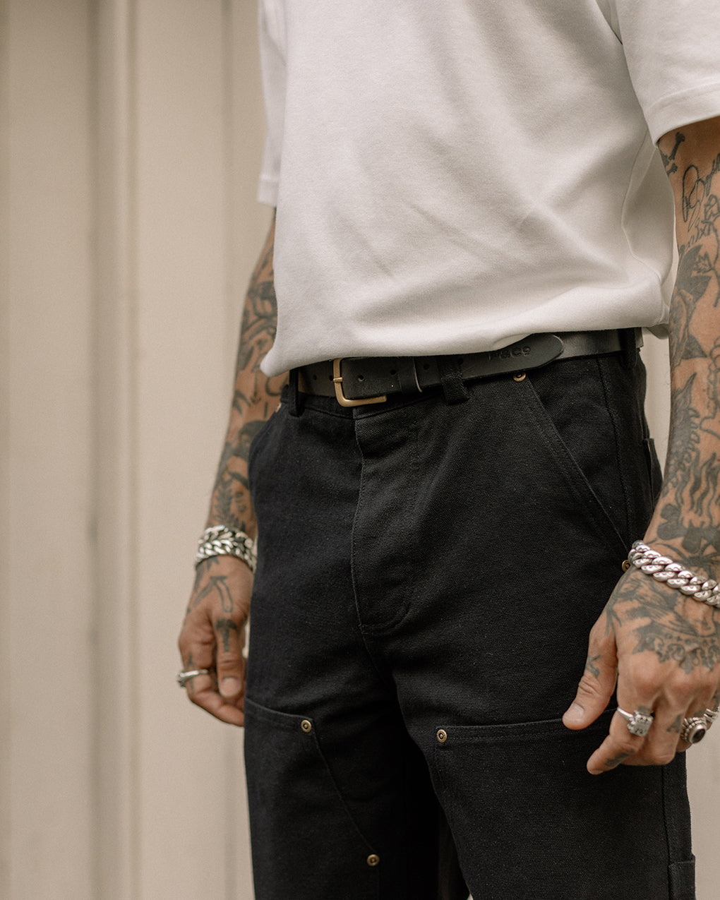 Albion Tapered Carpenter Pant - Black