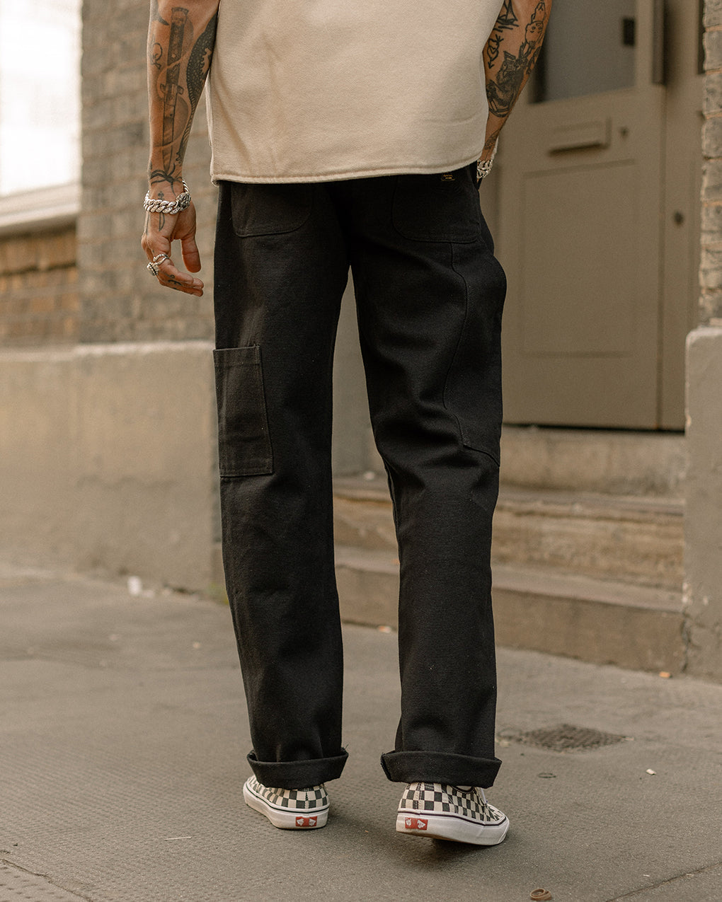 Albion Tapered Carpenter Pant - Black