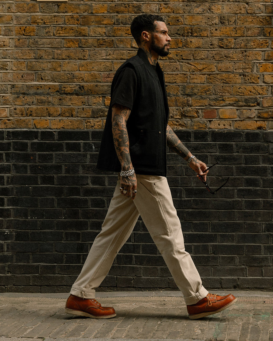 Albion Tapered Carpenter Pant - Bone