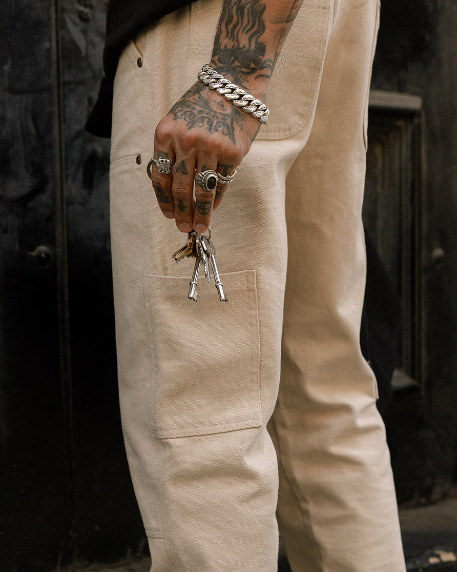 Albion Tapered Carpenter Pant - Bone