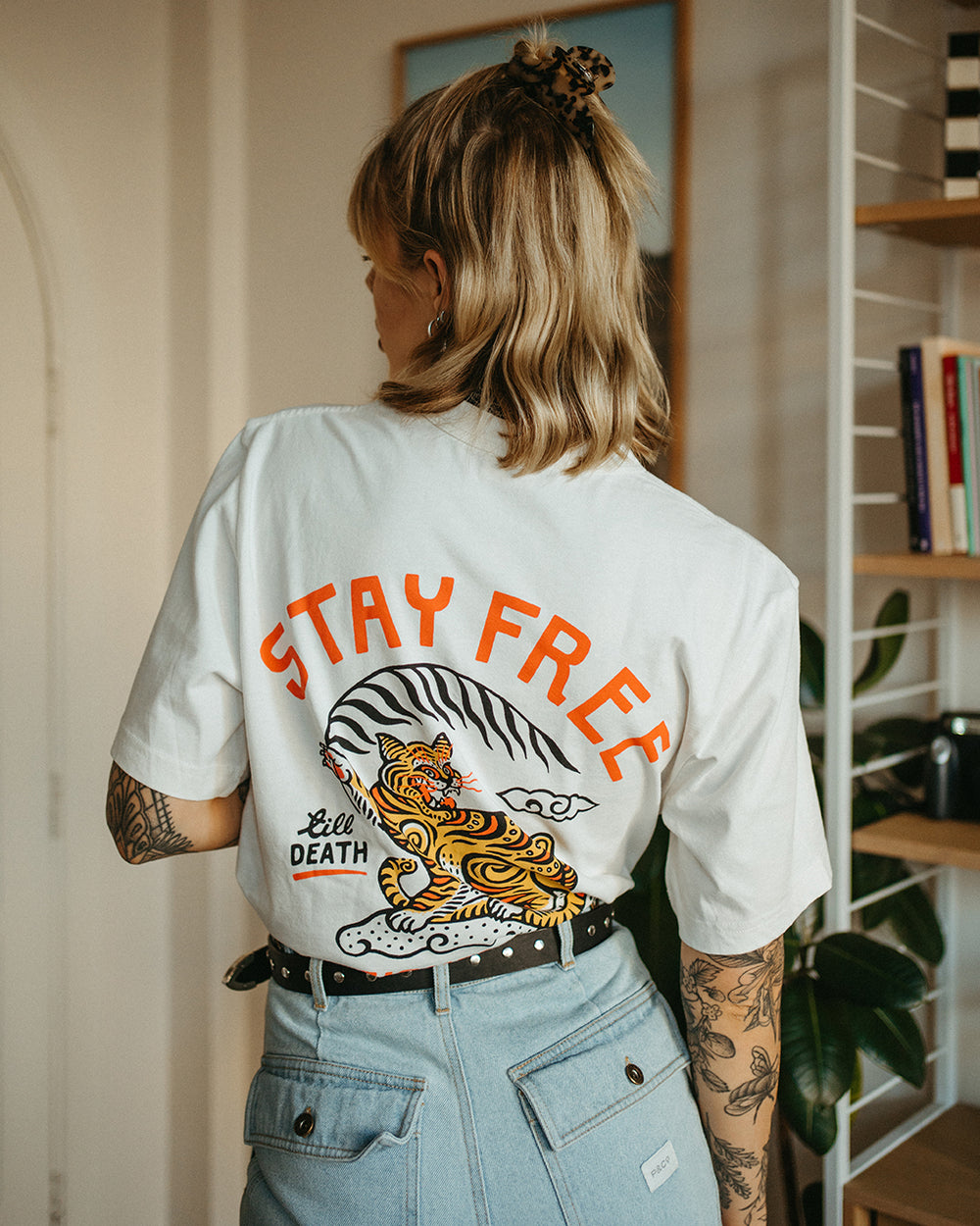 Stay Free T-Shirt - Off White