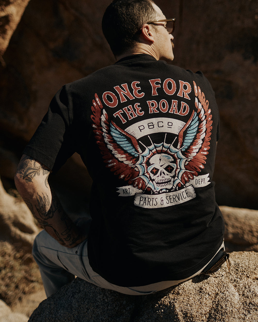 One for the Road T-Shirt - Washed Black