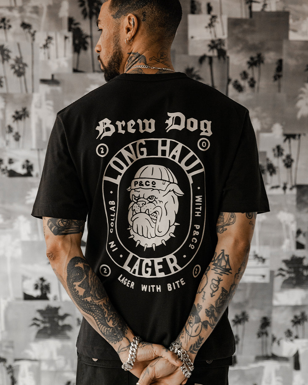 Long Haul Lager T-Shirt – verwaschenes Schwarz 