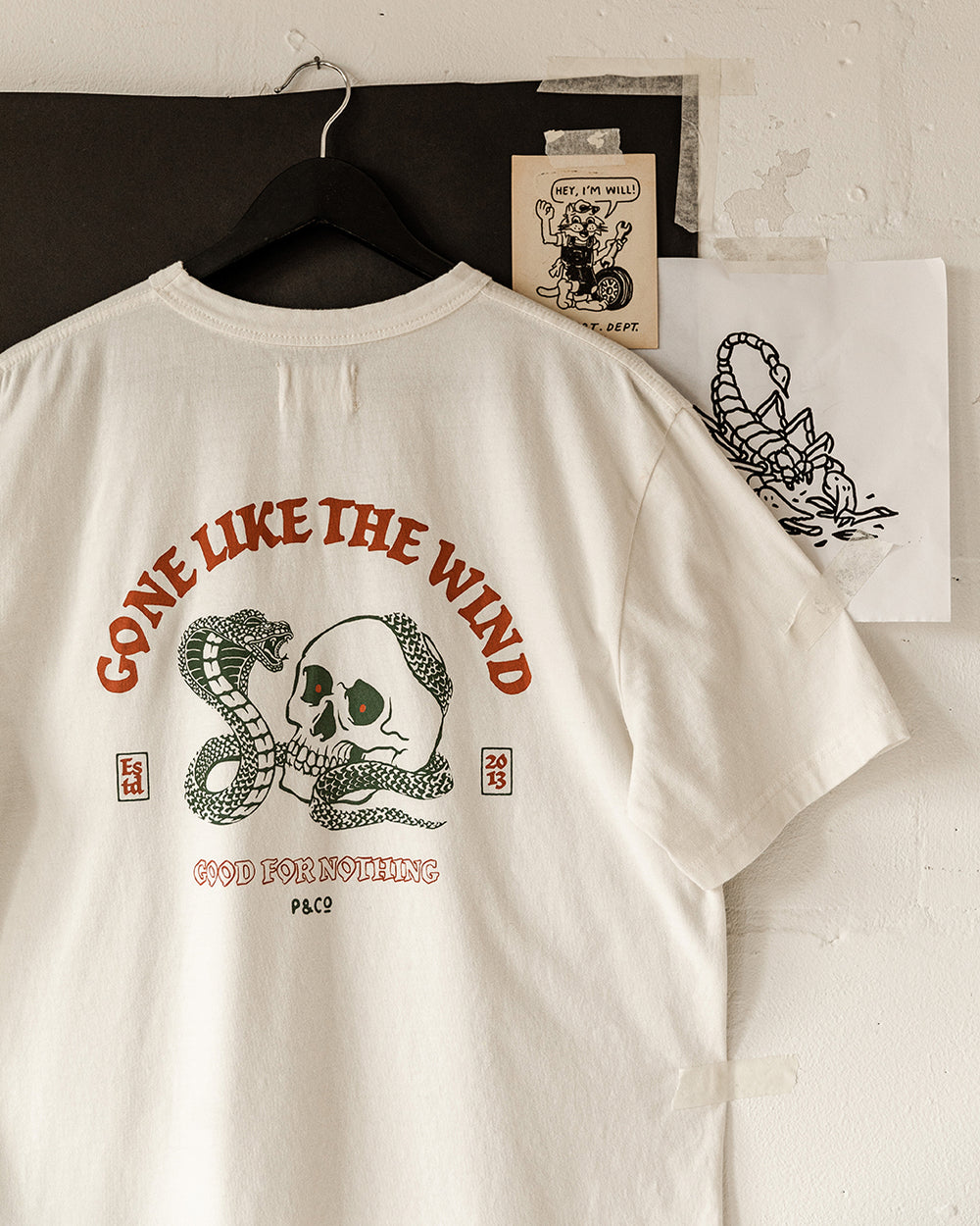 Gone Like The Wind T-Shirt - Off White