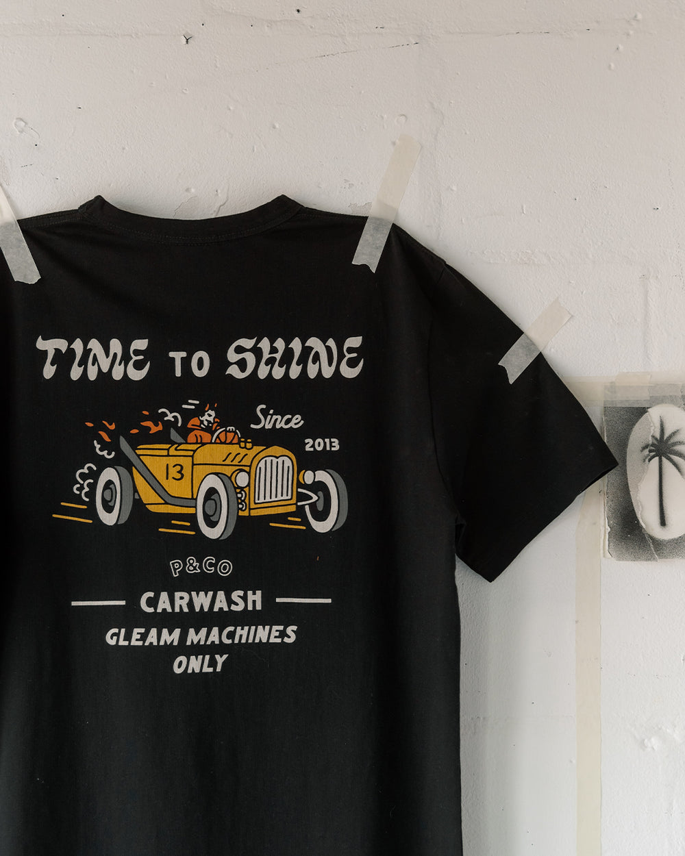 Time to Shine T-Shirt – verwaschenes Schwarz 