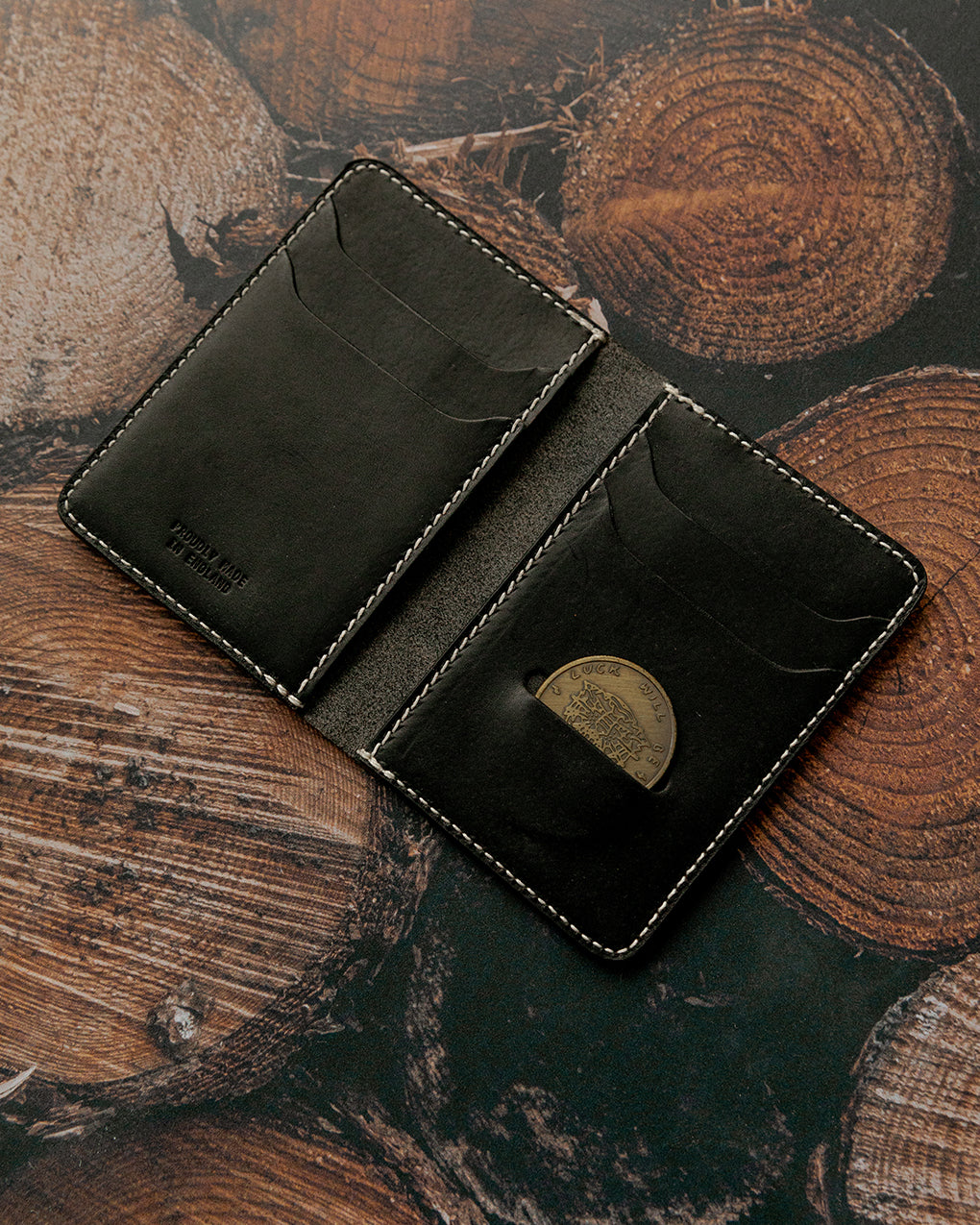 Good At Bad Decisions Leather Wallet - Black