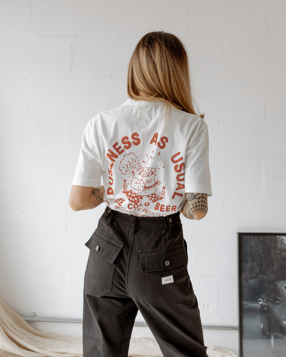 Business as Usual T-Shirt - Off White