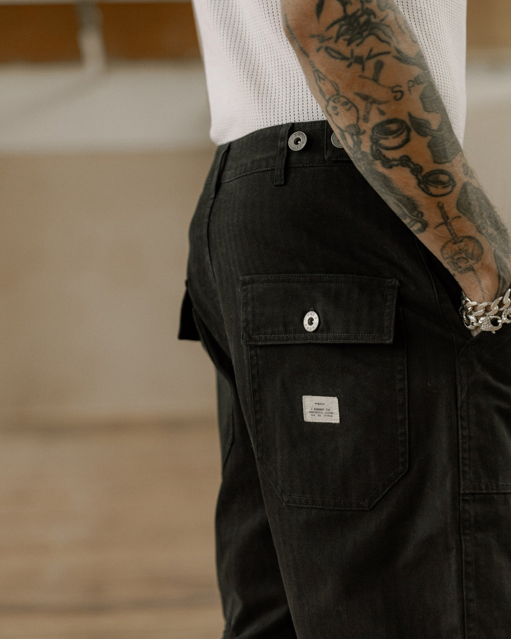 304 Service Fatigue Pants - Black