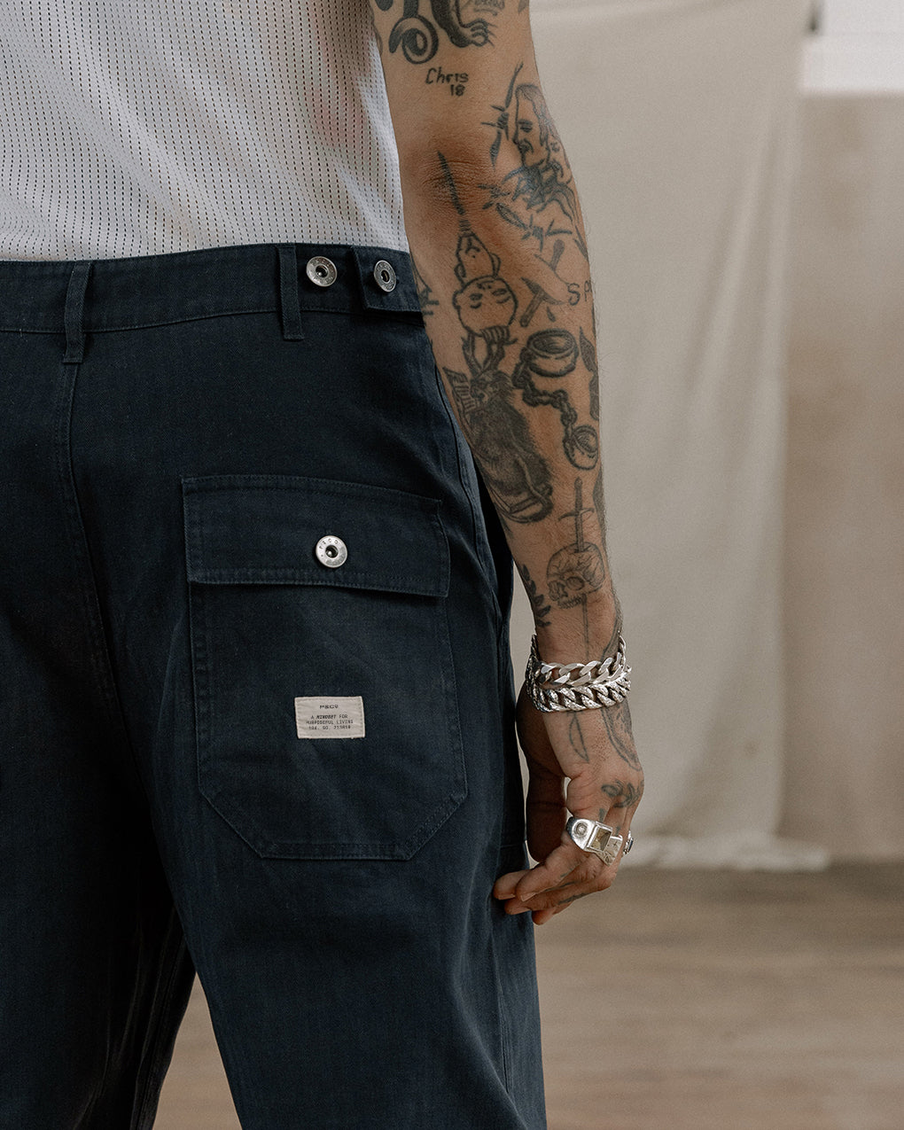 304 Service Fatigue Pants - Navy