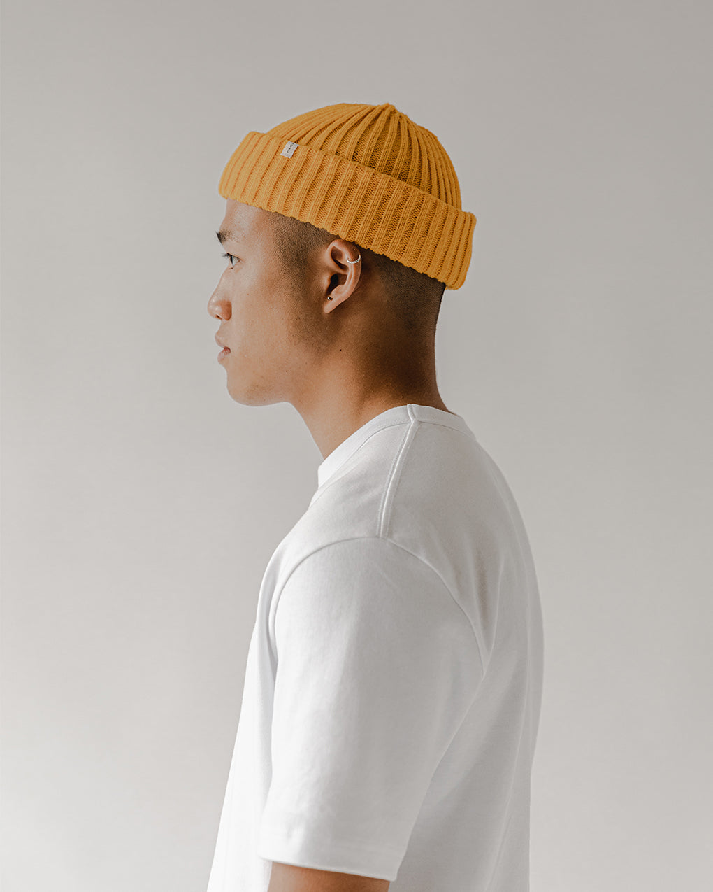 Fisherman Beanie - Yellow